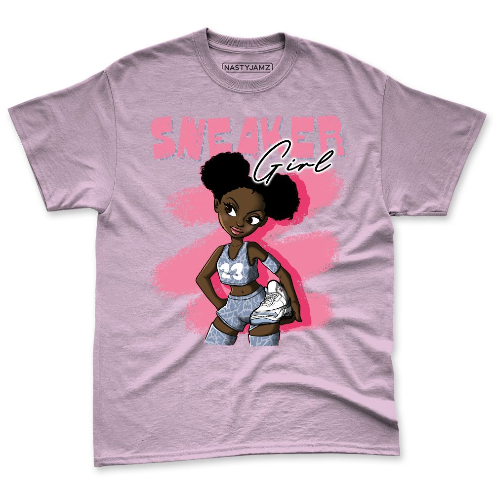 Cobalt-Bliss-3s-NastyJamz-Premium-T-Shirt-Match-Black-Sneaker-Girl