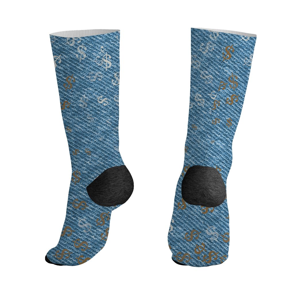 Denim-Worn-Blue-4s-NastyJamz-Socks-Match-Pretty-Bernie-3D-All-Over-Print