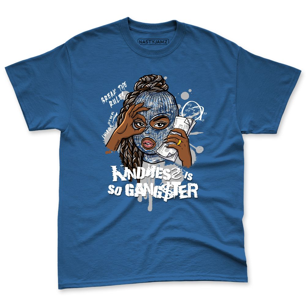 French-Blue-12s-NastyJamz-Premium-T-Shirt-Match-Kindness-Gangster-Queen