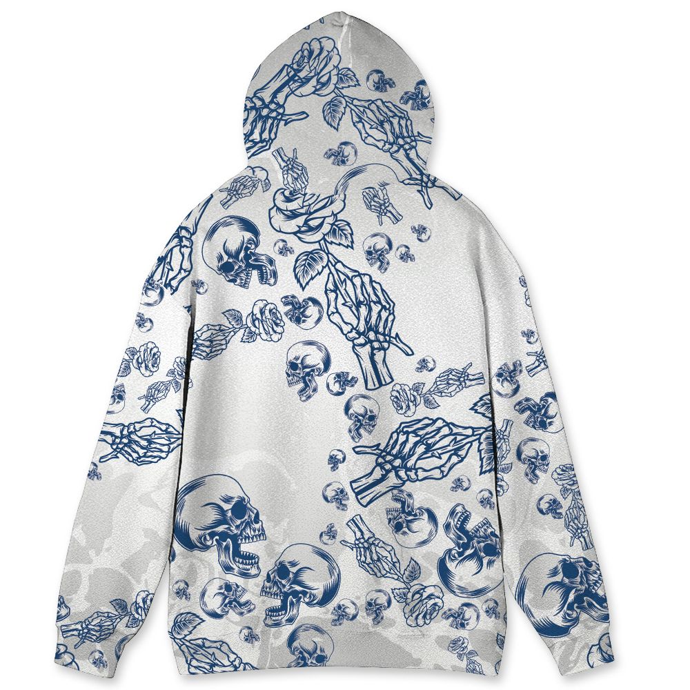 French-Blue-12s-NastyJamz-Hoodie-Match-Skulls-Pattern-All-Over-Print