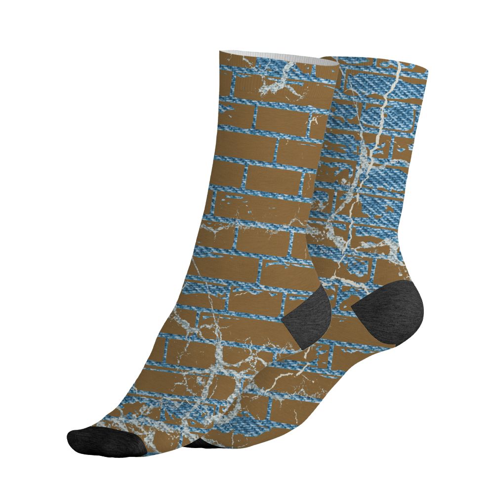 Denim-Worn-Blue-4s-NastyJamz-Socks-Match-Hard-Times-3D-All-Over-Print