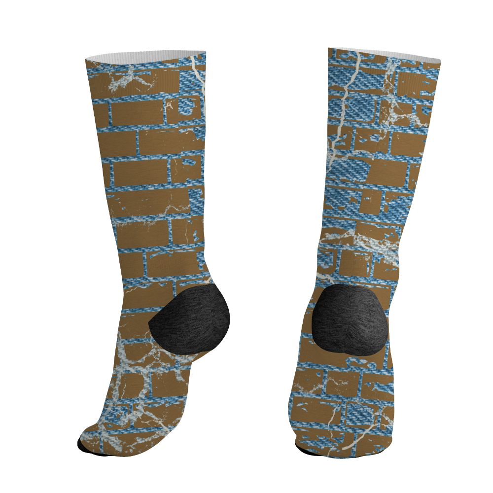 Denim-Worn-Blue-4s-NastyJamz-Socks-Match-Hard-Times-3D-All-Over-Print