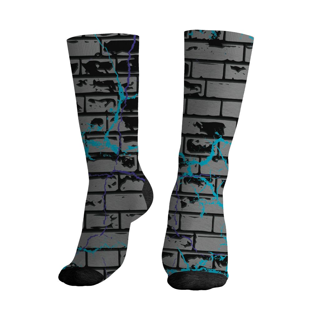 Aqua-8s-NastyJamz-Socks-Match-Hard-Times-3D-All-Over-Print