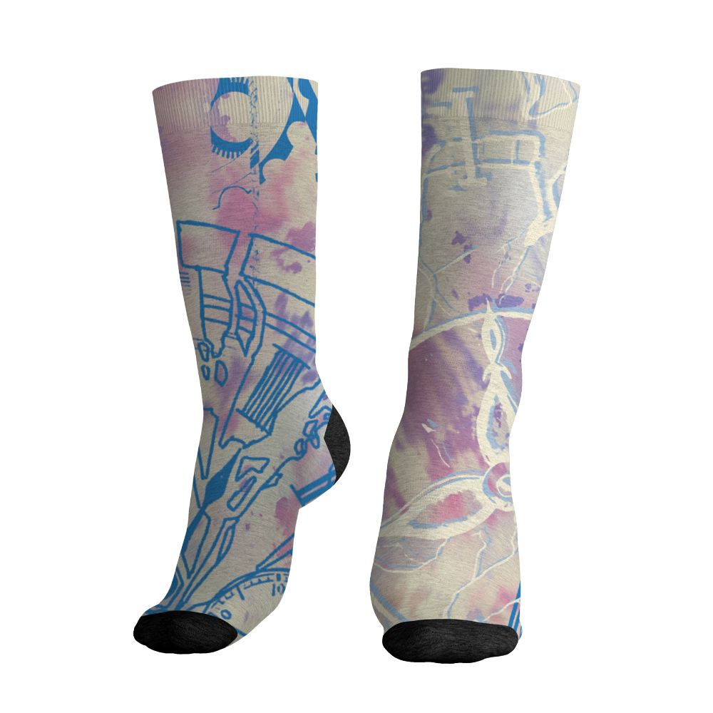 Tatum-3-Cloud-0-NastyJamz-Socks-Match-Pattern-Broken-Time-3D-All-Over-Print