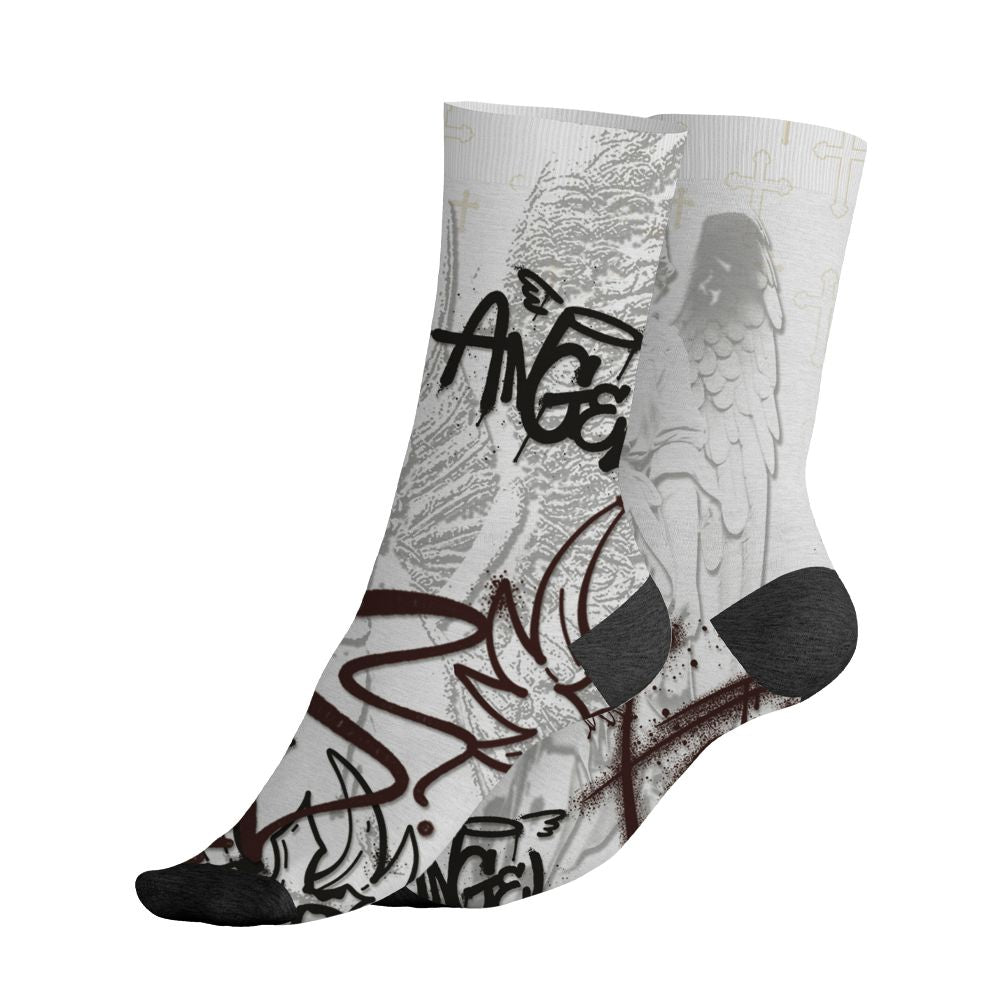 Black-Collective-5s-NastyJamz-Socks-Match-Pattern-Angel-3D-All-Over-Print