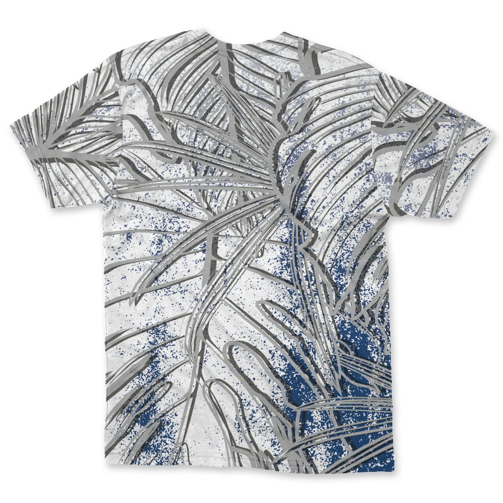 French-Blue-12s-NastyJamz-T-Shirt-Match-Urban-Tropic-All-Over-Print