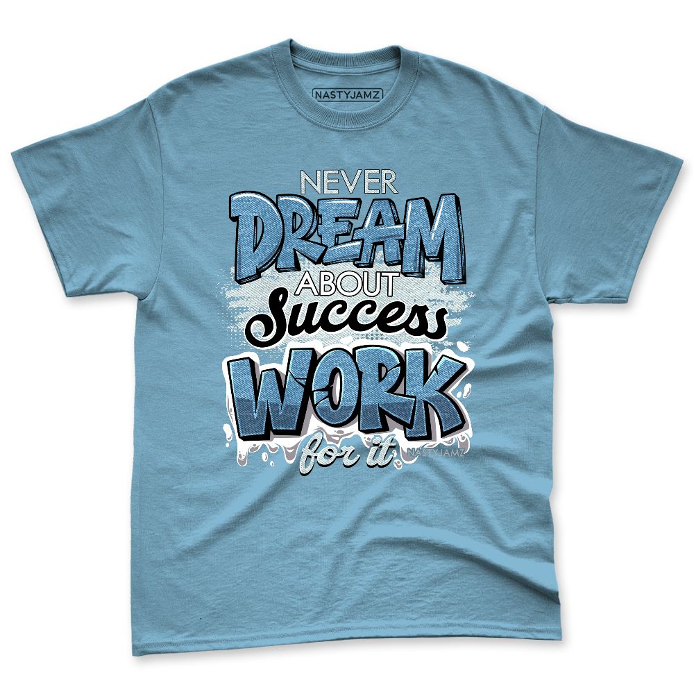 Denim-Worn-Blue-4s-NastyJamz-Premium-T-Shirt-Match-Work-For-Dream