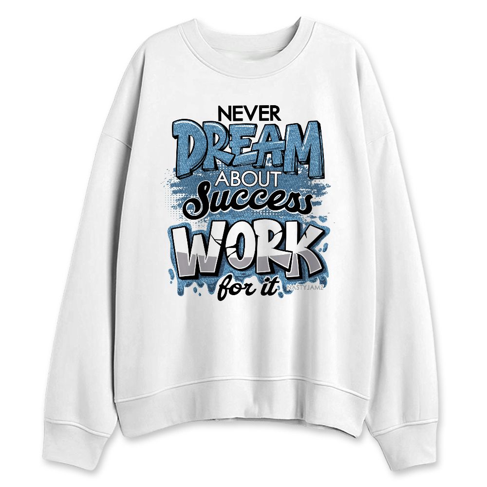 Denim-Worn-Blue-4s-NastyJamz-Sweatshirt-Match-Work-For-Dream