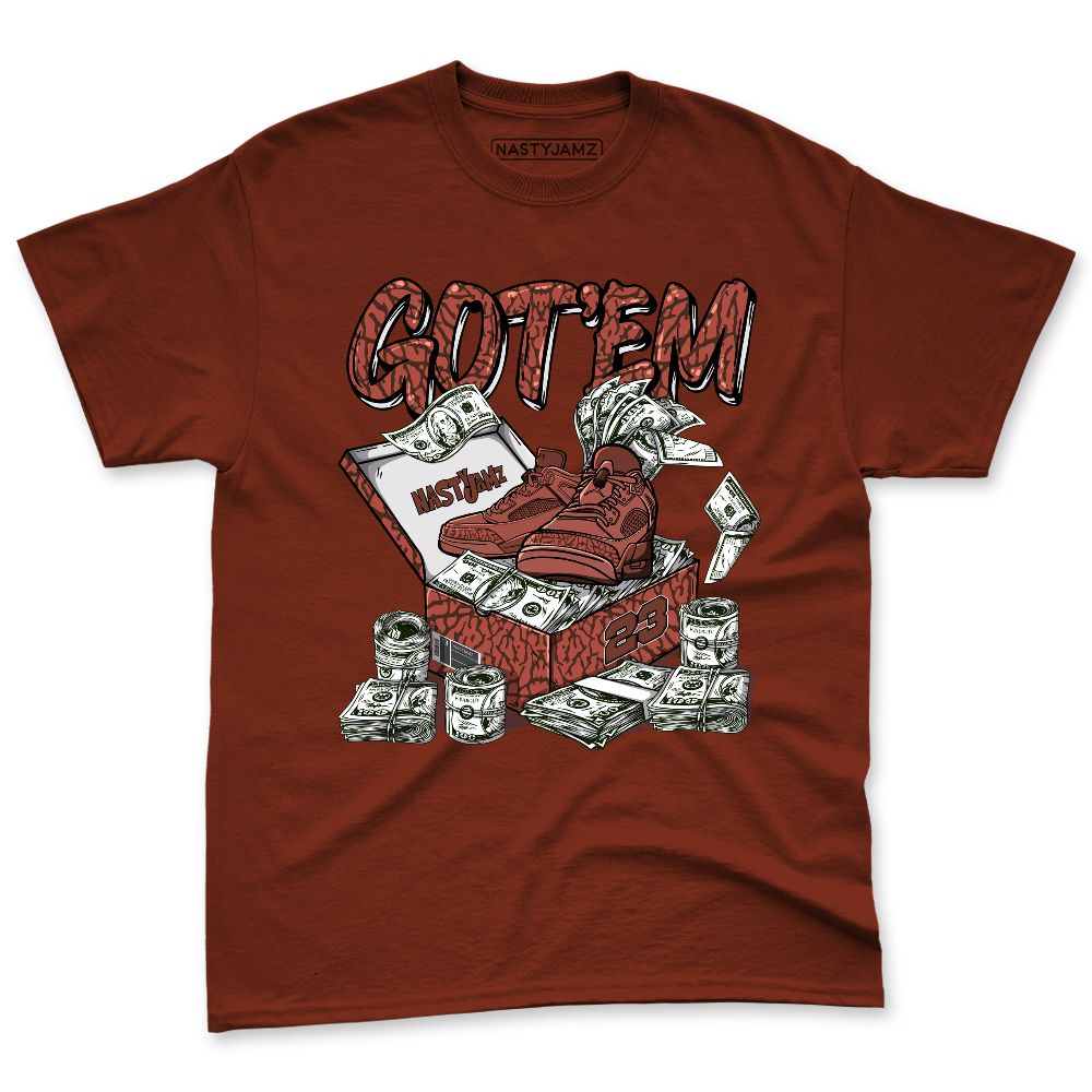 Spizike-Canyon-Rust-NastyJamz-Premium-T-Shirt-Match-Dollar-Sneaker-Box