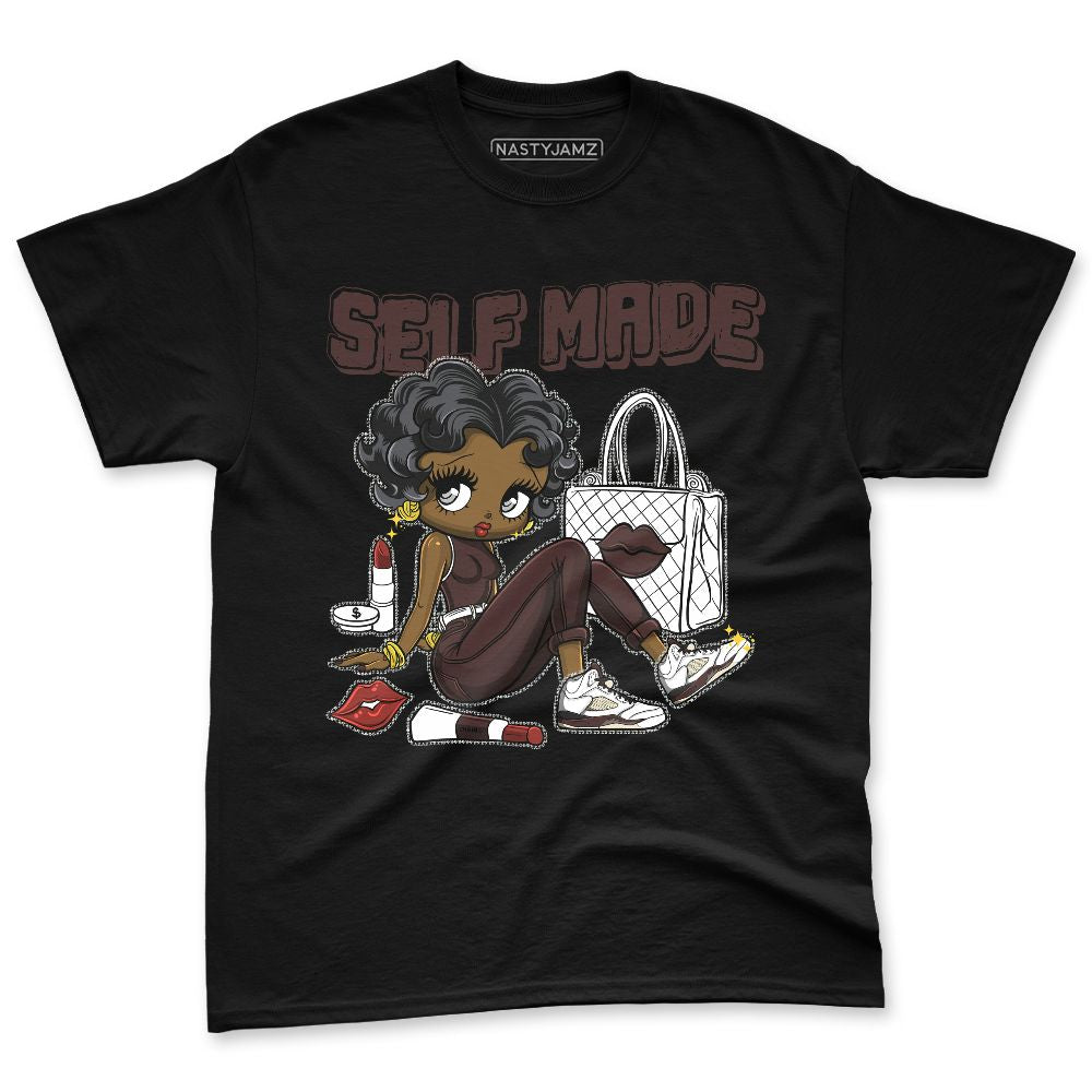 Black-Collective-5s-NastyJamz-Premium-T-Shirt-Match-Sneaker-Girl-Selfmade