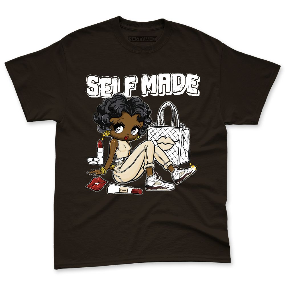 Black-Collective-5s-NastyJamz-Premium-T-Shirt-Match-Sneaker-Girl-Selfmade