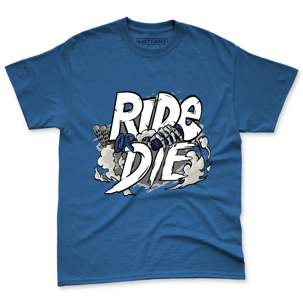 French-Blue-12s-NastyJamz-Premium-T-Shirt-Match-Ride-Or-Die