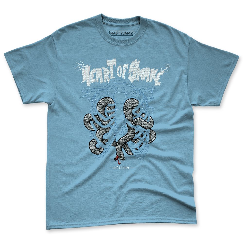 Denim-Worn-Blue-4s-NastyJamz-Premium-T-Shirt-Match-Heart-Of-Snake
