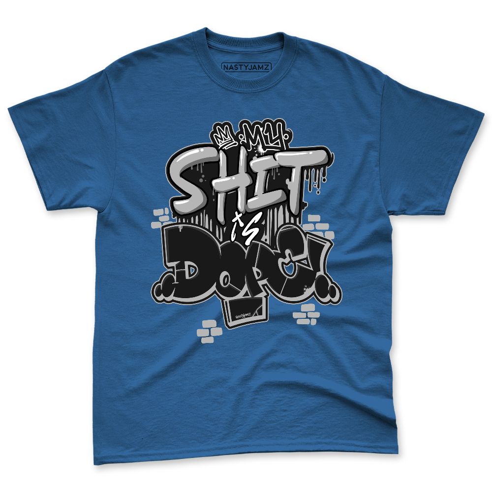 French-Blue-12s-NastyJamz-Premium-T-Shirt-Match-Dope-By-Nature