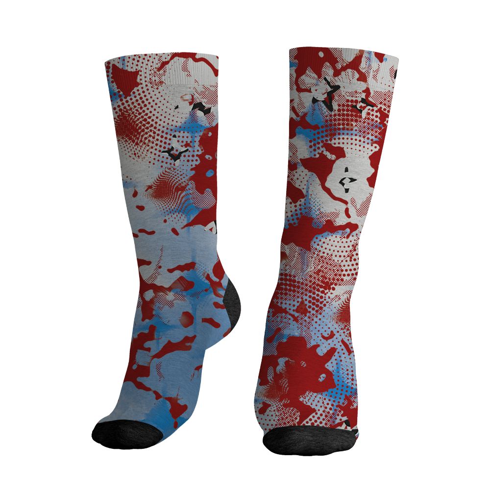 Spizike-Bordeaux-NastyJamz-Socks-Match-Sneaker-Girl-Nail-All-Over-Print