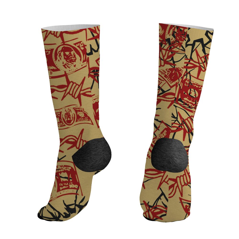 Pizza-4s-NastyJamz-Socks-Match-Doubt-Kills-Dreams-All-Over-Print