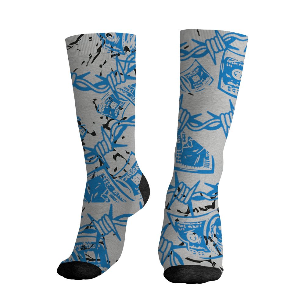 Spizike-Bordeaux-NastyJamz-Socks-Match-Doubt-Kills-Dreams-All-Over-Print