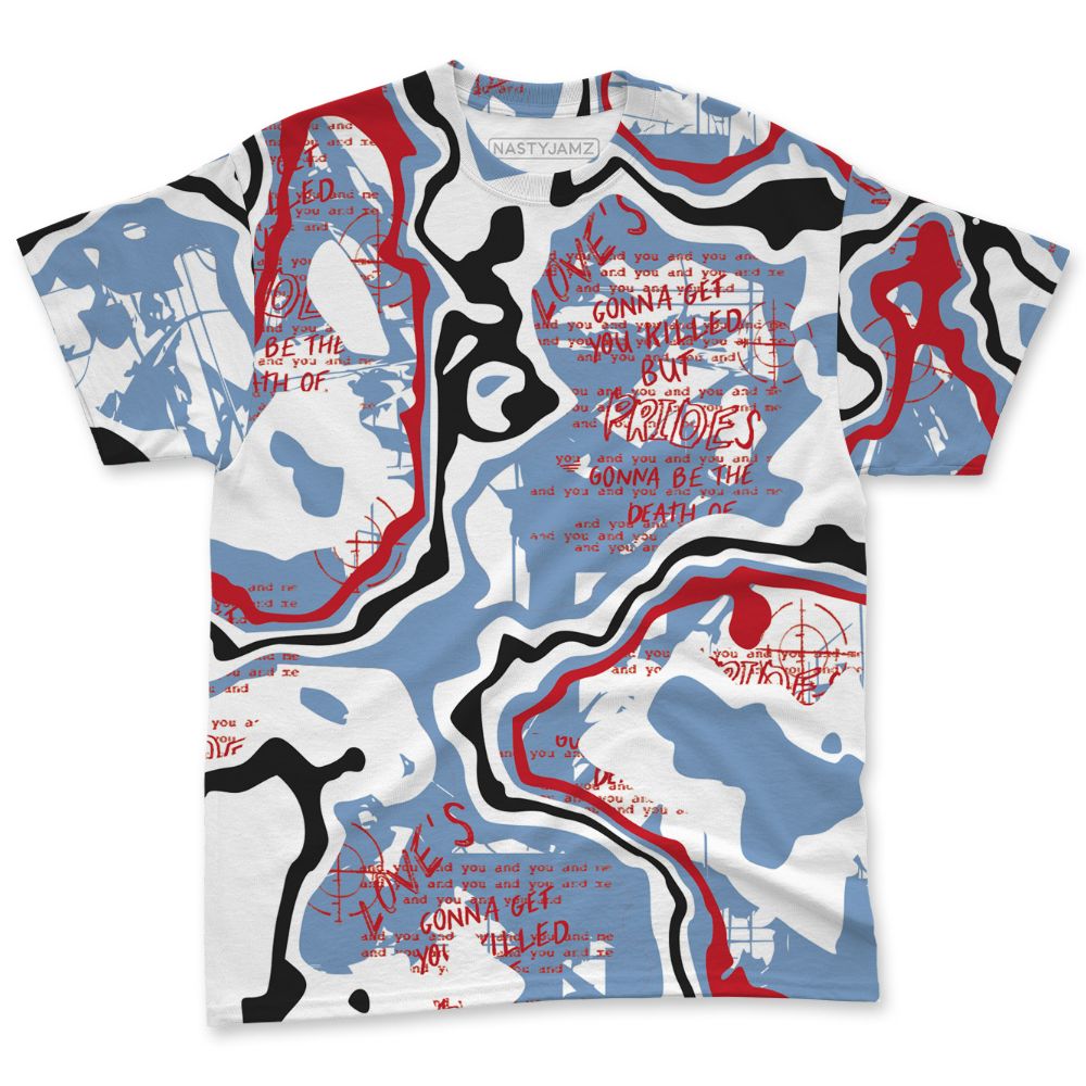Fire-Red-5s-NastyJamz-T-Shirt-Match-Pattern-Love-Kills-You-All-Over-Print