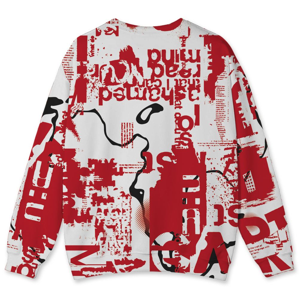 Fire-Red-5s-NastyJamz-Sweatshirt-Match-Pattern-Madness-All-Over-Print