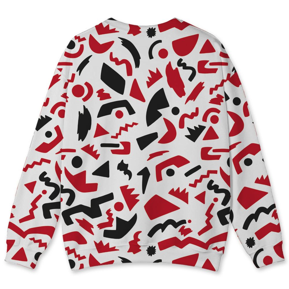 Fire-Red-5s-NastyJamz-Sweatshirt-Match-Number-23-Cartoon-All-Over-Print