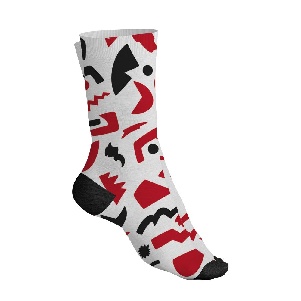 Fire-Red-5s-NastyJamz-Socks-Match-Number-23-Cartoon-All-Over-Print