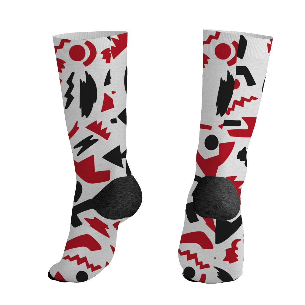Fire-Red-5s-NastyJamz-Socks-Match-Number-23-Cartoon-All-Over-Print