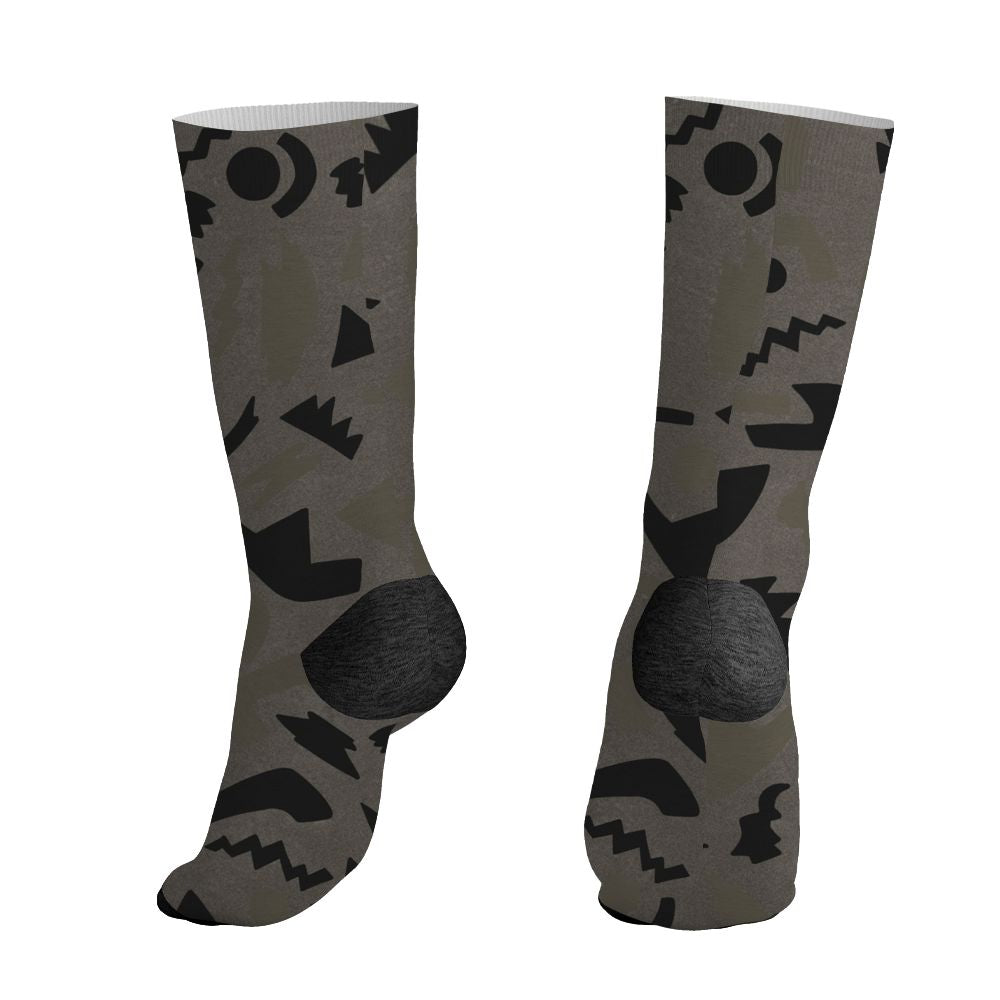 Cave-Stone-4s-NastyJamz-Socks-Match-Number-23-Cartoon-All-Over-Print