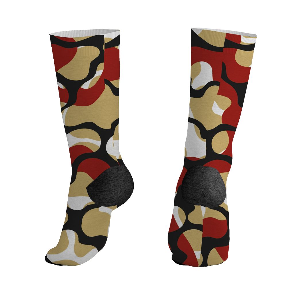 Pizza-4s-NastyJamz-Socks-Match-Number-23-Spatter-All-Over-Print