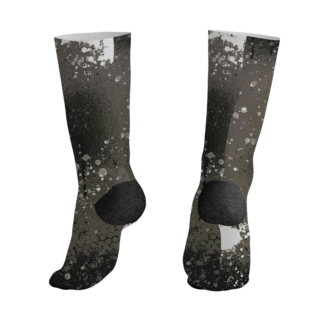 Cave-Stone-4s-NastyJamz-Socks-Match-23-Painted-Graffiti