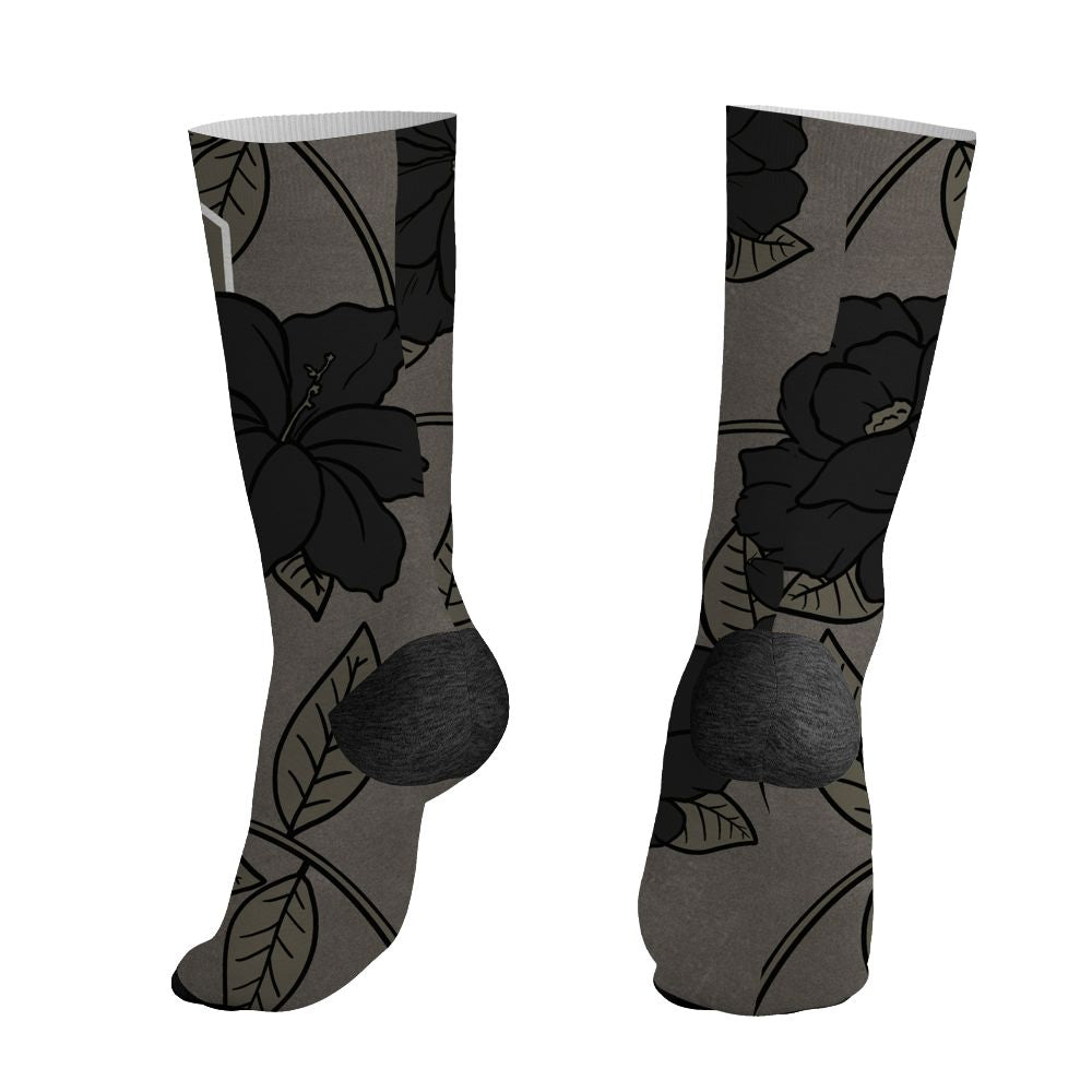 Cave-Stone-4s-NastyJamz-Socks-Match-23-Floral-All-Over-Print-Flower