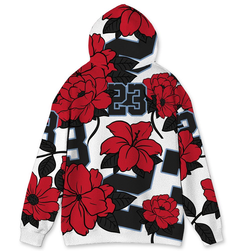 Fire-Red-5s-NastyJamz-Hoodie-Match-23-Floral-All-Over-Print-Flower