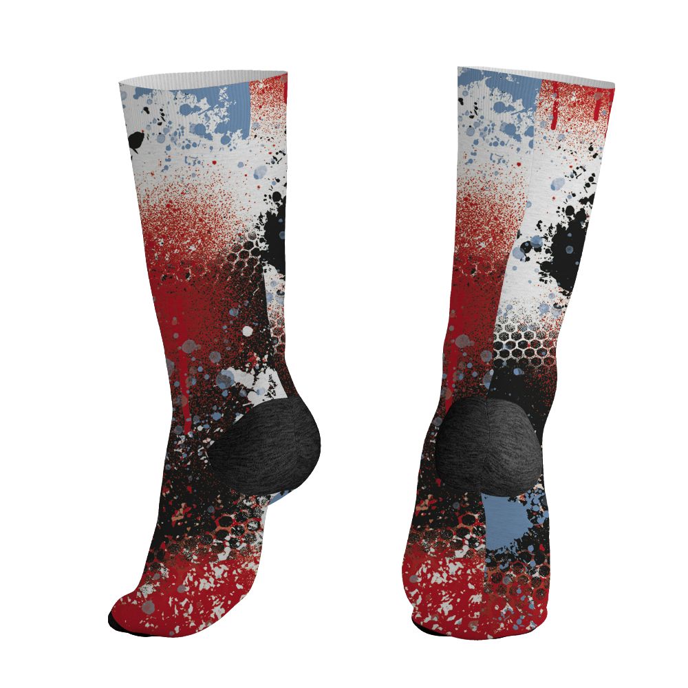 Fire-Red-5s-NastyJamz-Socks-Match-23-Painted-Graffiti