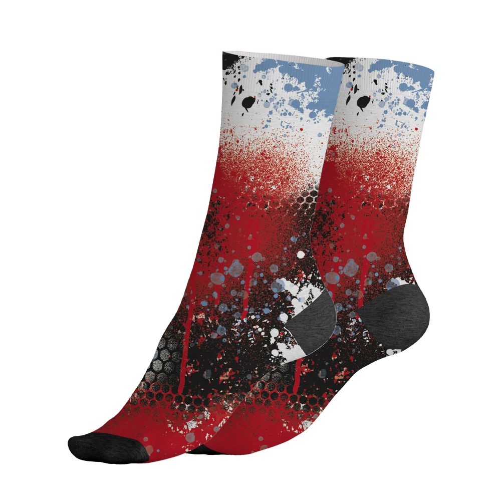Fire-Red-5s-NastyJamz-Socks-Match-23-Painted-Graffiti