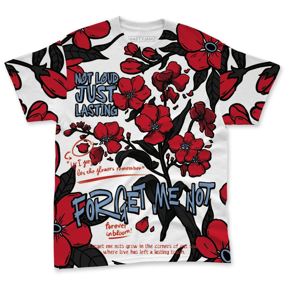 Fire-Red-5s-NastyJamz-T-Shirt-Match-Forget-Me-Not-All-Over-Print