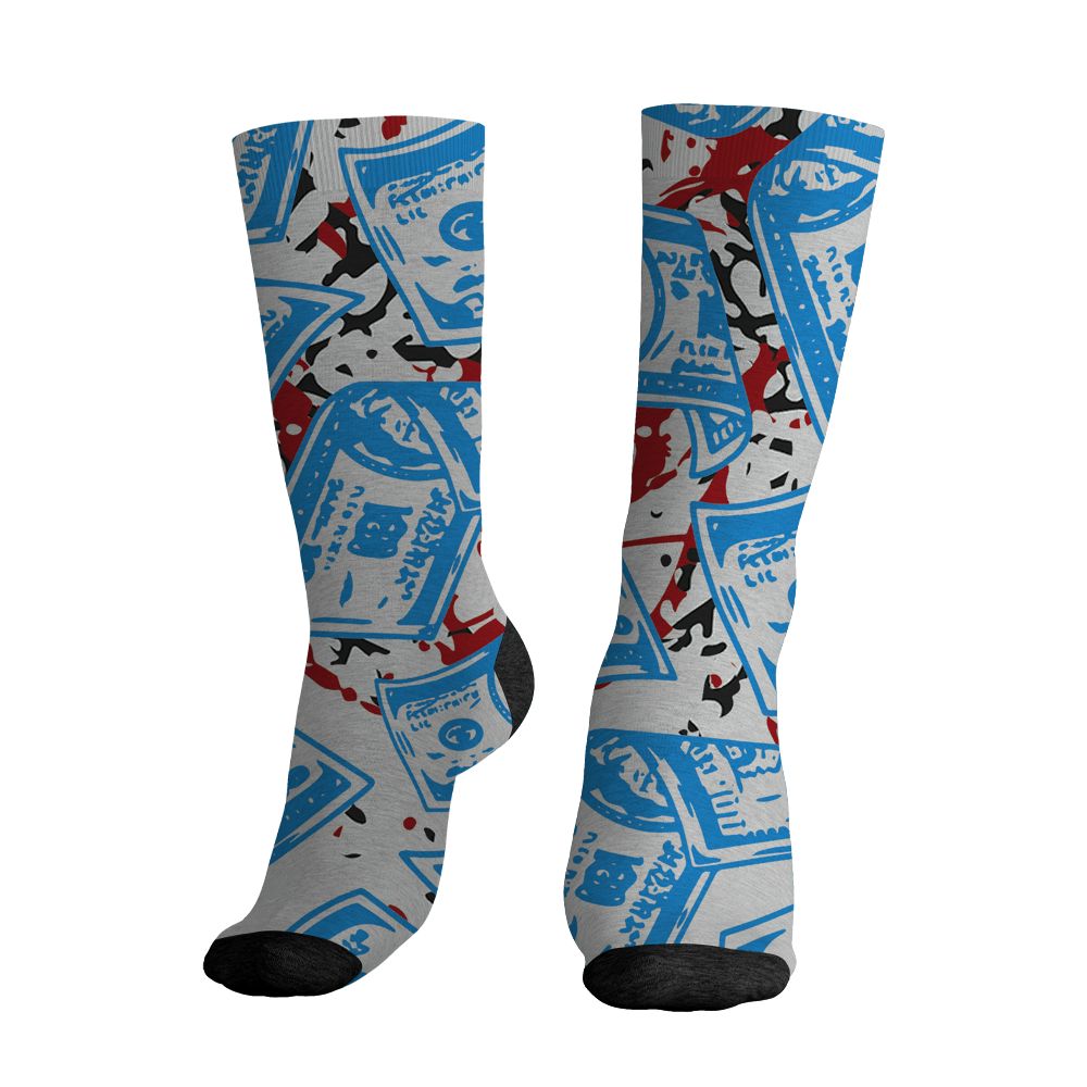 Spizike-Bordeaux-NastyJamz-Socks-Match-Easy-Money-All-Over-Print