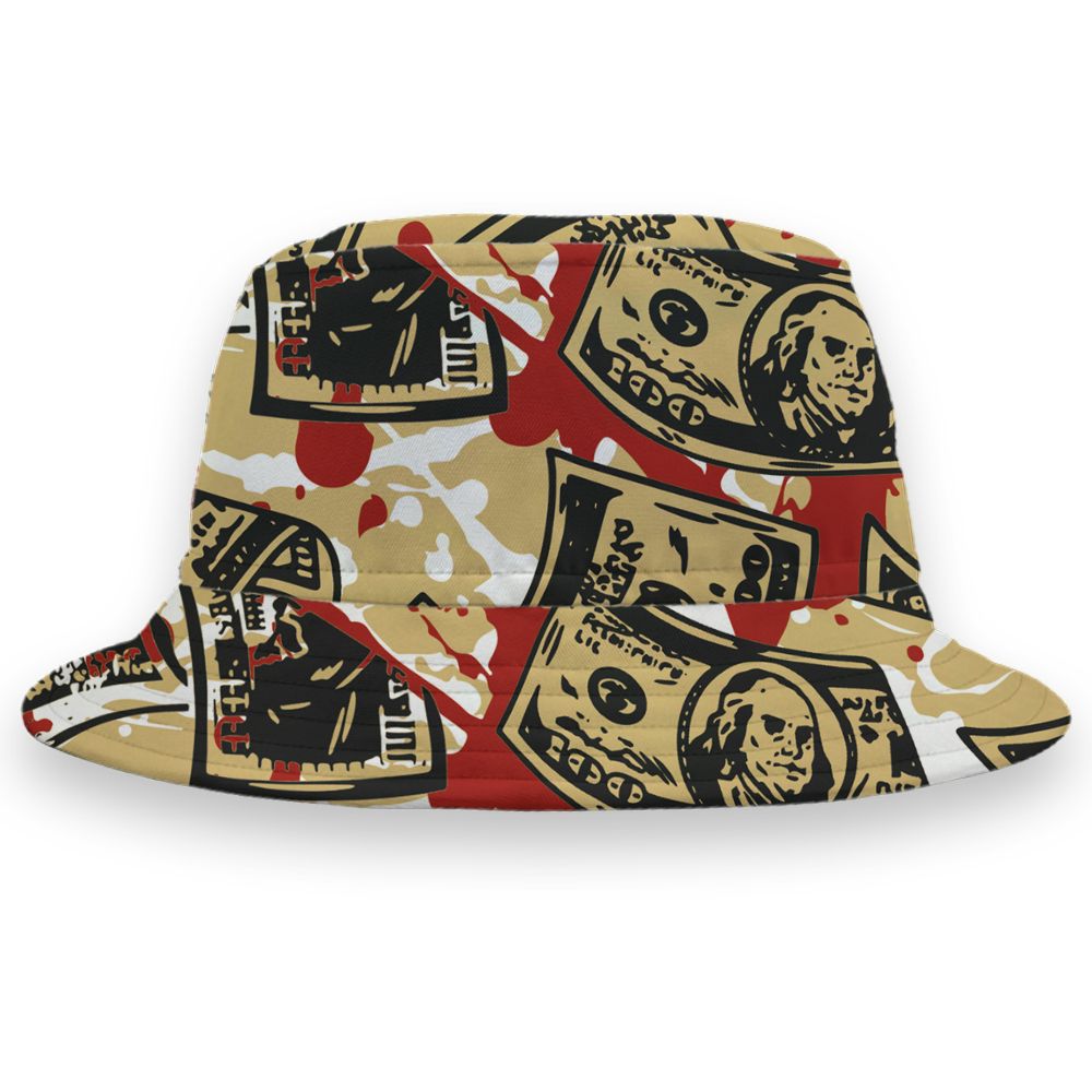 Pizza-4s-NastyJamz-Bucket-Hat-Match-Easy-Money-All-Over-Print