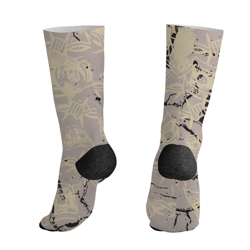 While-You-Were-Sleeping-4s-NastyJamz-Socks-Match-Tough-People-Never-Fall-All-Over-Print