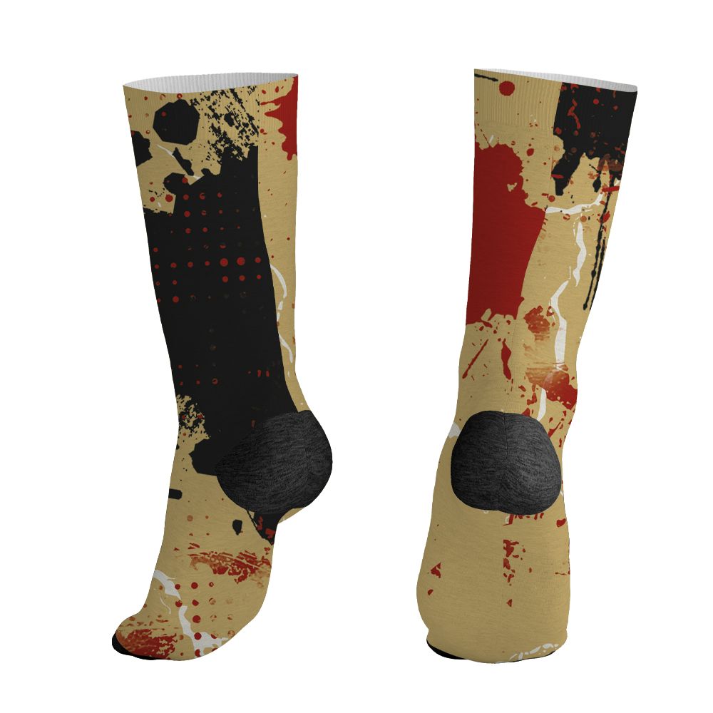 Pizza-4s-NastyJamz-Socks-Match-Hustle-Move-In-Silence-All-Over-Print