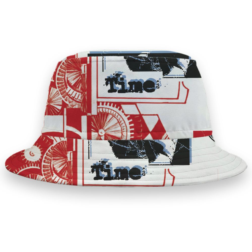 Fire-Red-5s-NastyJamz-Bucket-Hat-Match-Pattern-Broken-Time-All-Over-Print