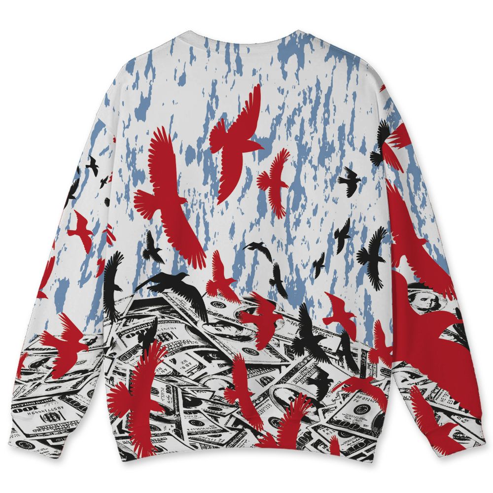Fire-Red-5s-NastyJamz-Sweatshirt-Match-Move-In-Silence-Money-All-Over-Print