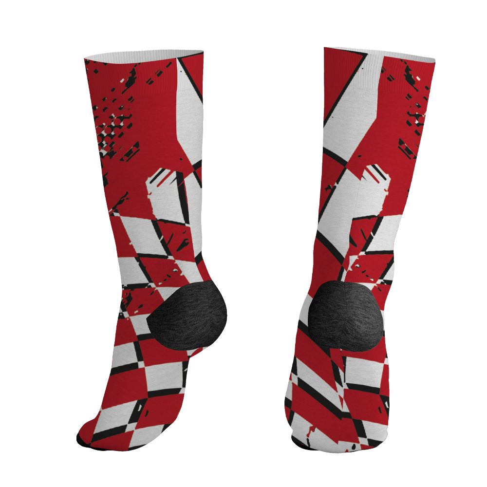 Fire-Red-5s-NastyJamz-Socks-Match-Kream-Sneaker-All-Over-Print