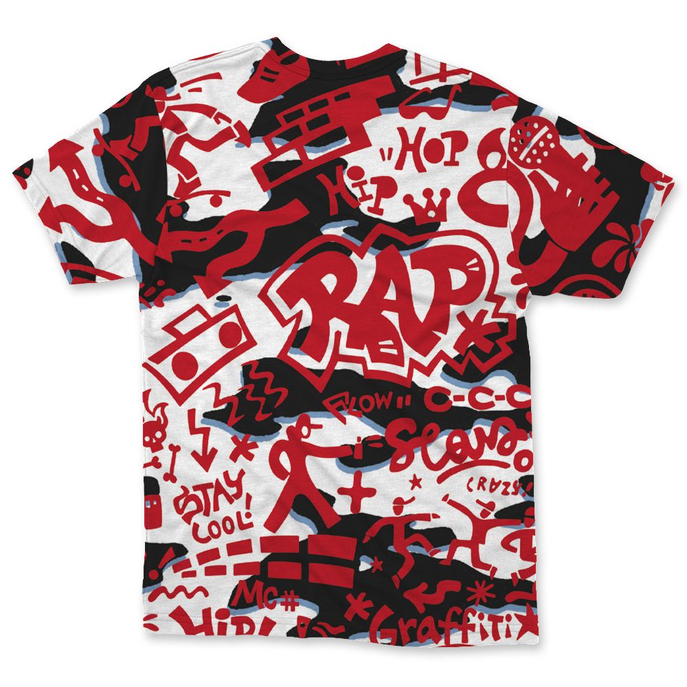 Fire-Red-5s-NastyJamz-T-Shirt-Match-Pattern-Rap-Streetwear-All-Over-Print