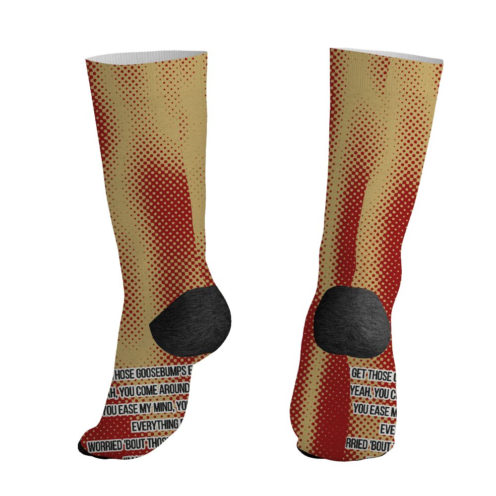 Pizza-4s-NastyJamz-Socks-Match-Pattern-Goosebumps-Vibe-All-Over-Print