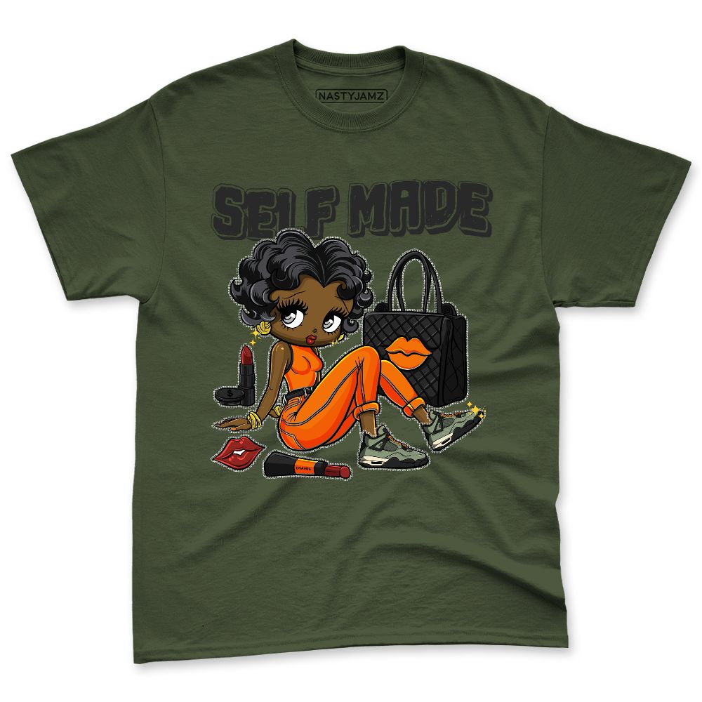 Undefeated-4s-NastyJamz-Premium-T-Shirt-Match-Sneaker-Girl-Selfmade