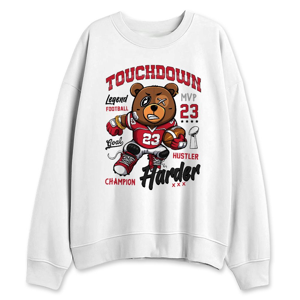 Fire-Red-5s-NastyJamz-Sweatshirt-Match-Touchdown-Harder