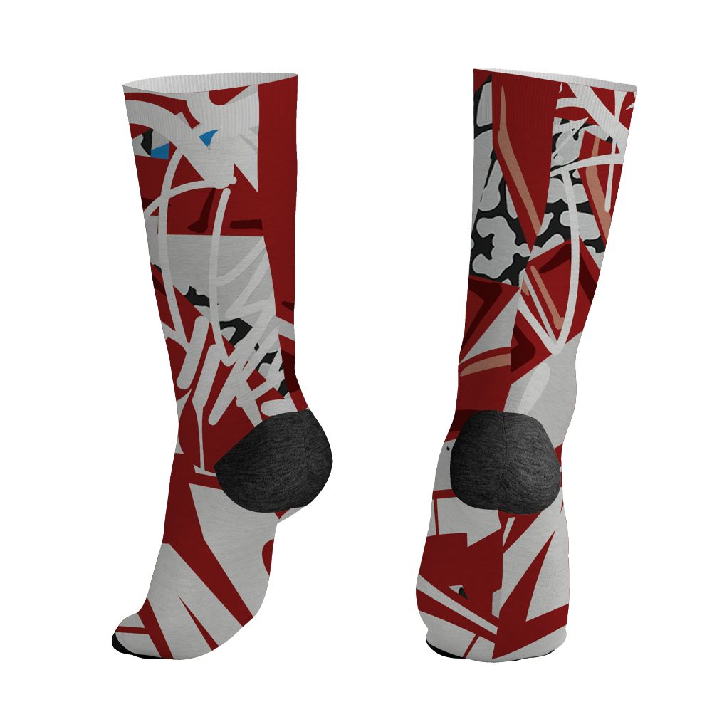 Spizike-Bordeaux-NastyJamz-Socks-Match-Kicks-Over-Chicks-All-Over-Print