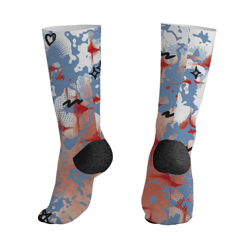 Fire-Red-5s-NastyJamz-Socks-Match-Sneaker-Girl-Nail-All-Over-Print