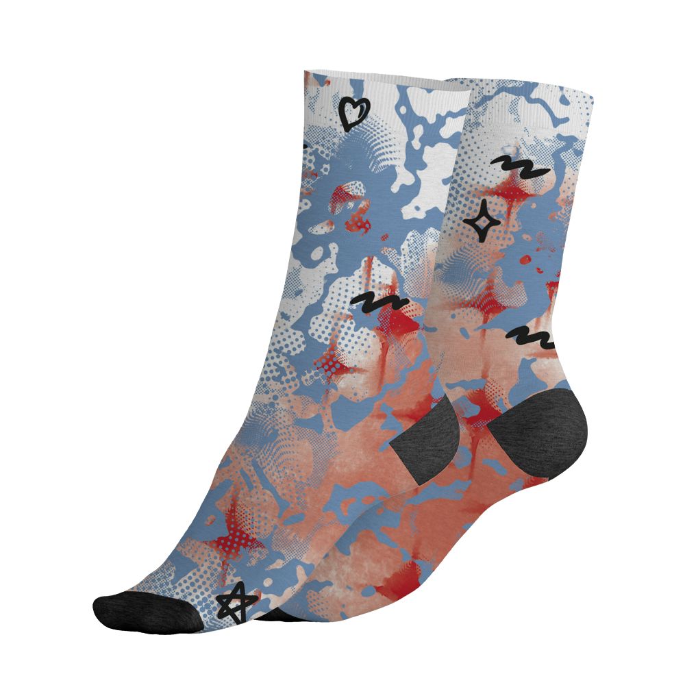 Fire-Red-5s-NastyJamz-Socks-Match-Sneaker-Girl-Nail-All-Over-Print
