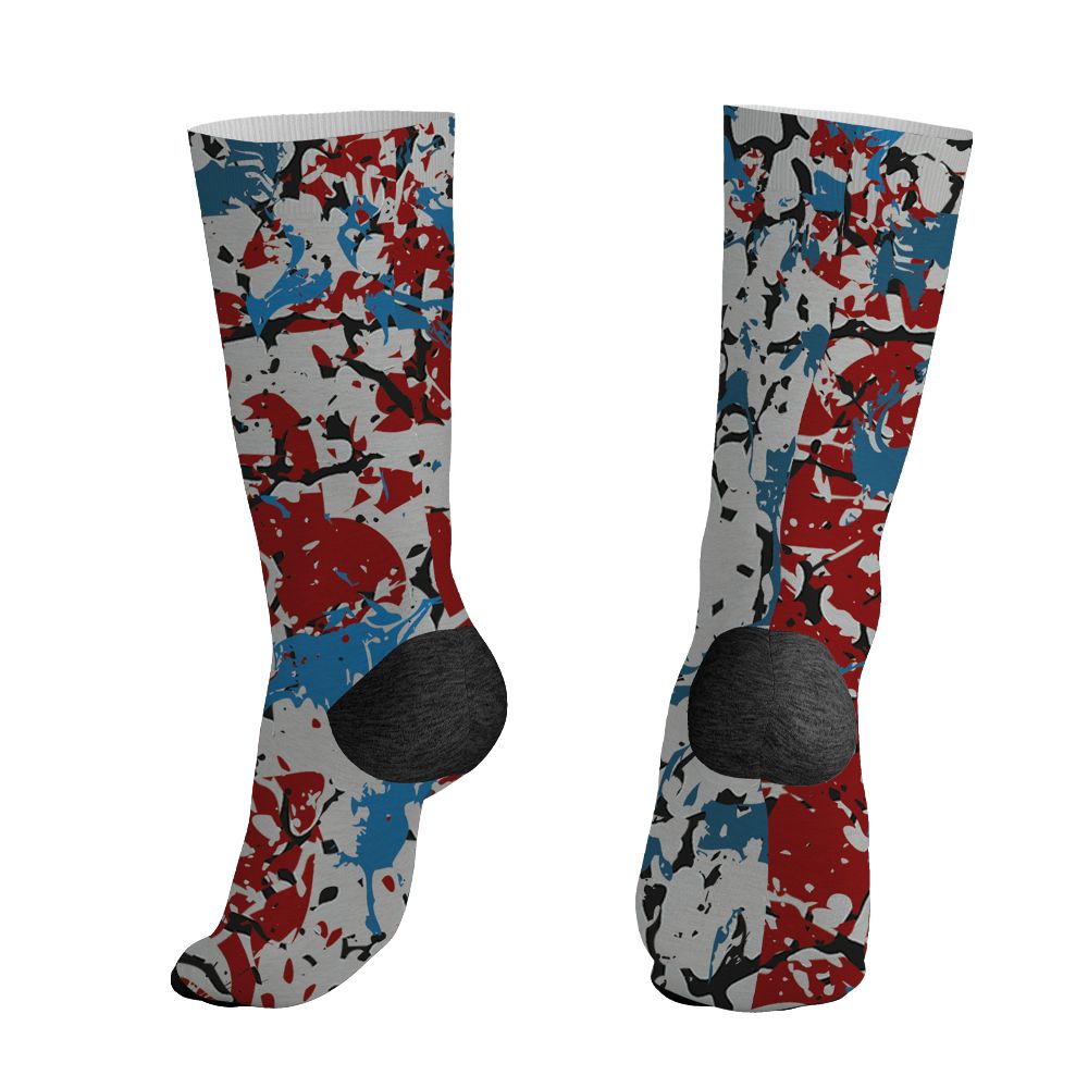 Spizike-Bordeaux-NastyJamz-Socks-Match-Pattern-Slasher-All-Over-Print