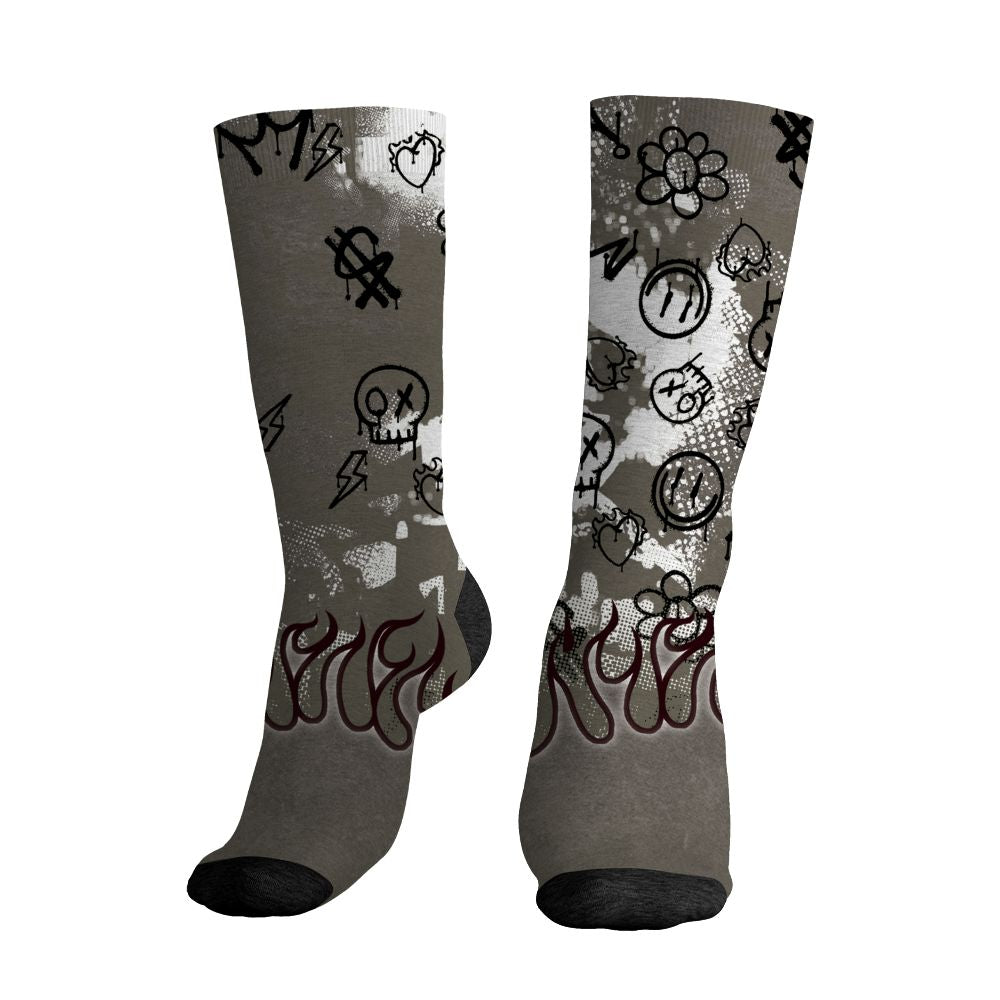 Cave-Stone-4s-NastyJamz-Socks-Match-Run-Into-Fear-All-Over-Print